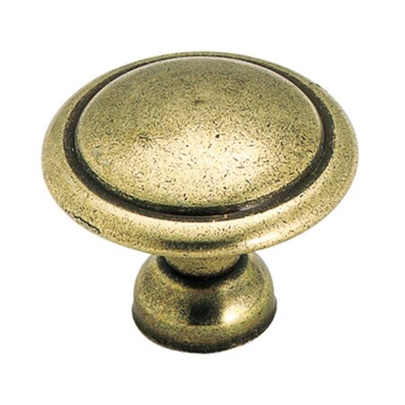 Hd Amerock 1.38 in. Allison Knob- Light Antique Brass A00848 LB